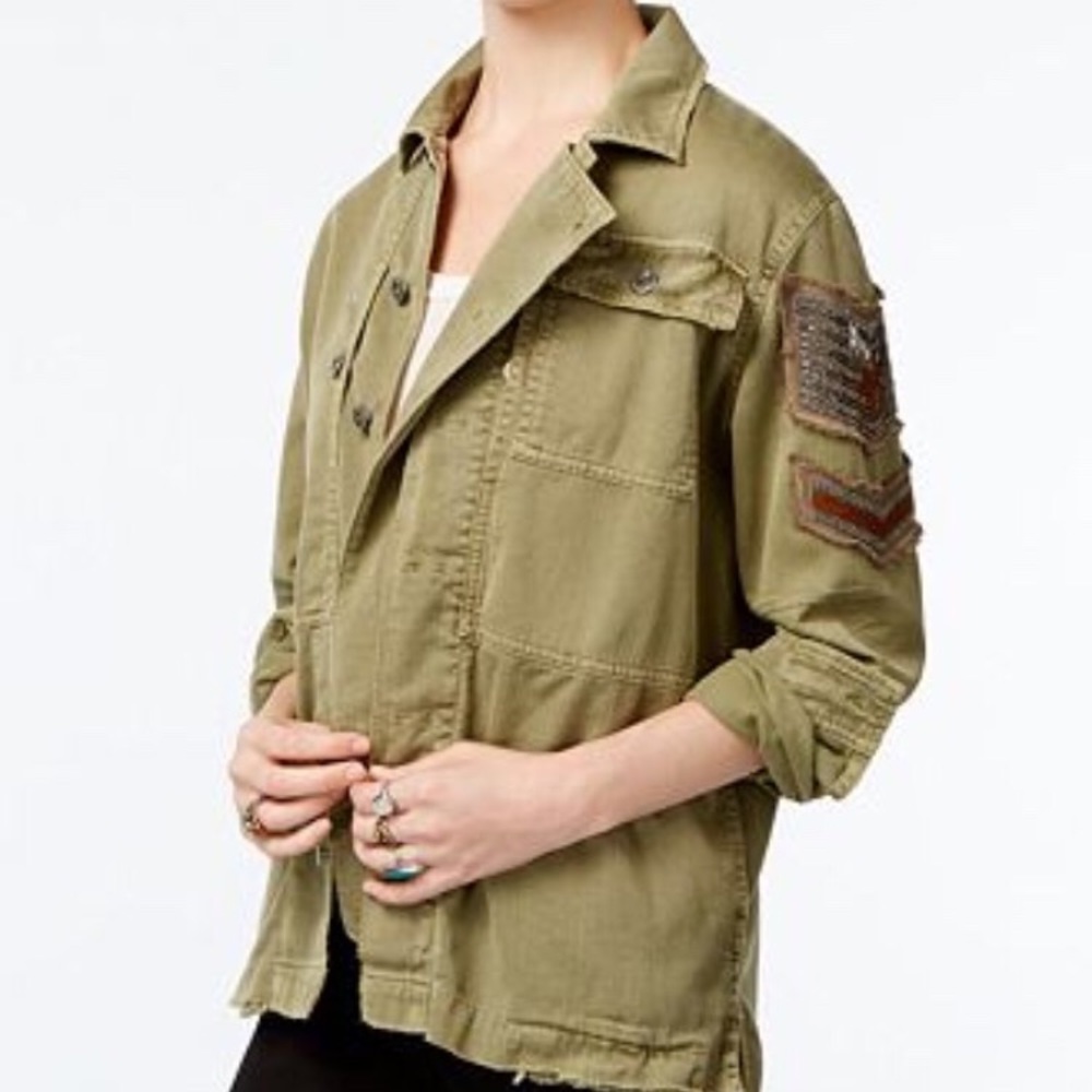 Free People military jacket bnwt